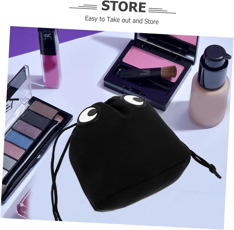 Valiclud Cute Cartoon Makeup Bag Portable Cosmetic Organizer Pouch For Travel Daily Use - Image 3